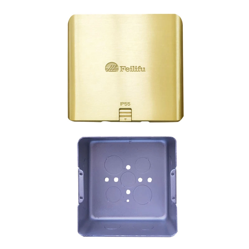 Pop Up Raised IP55 Waterproof Electrical Floor Outlet Socket Box