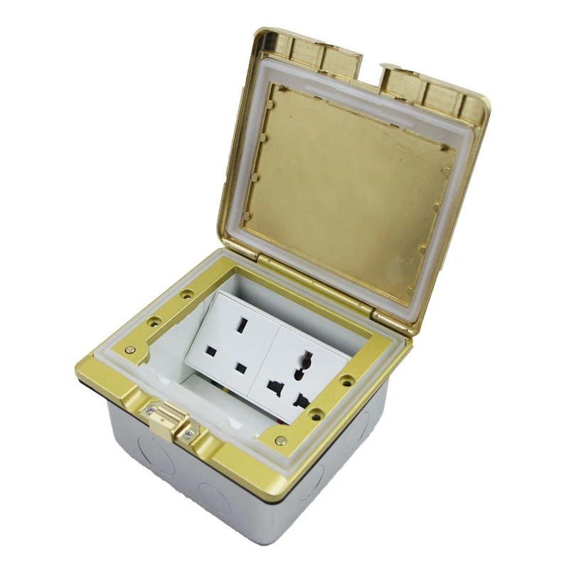 Pop Up Raised IP55 Waterproof Electrical Floor Outlet Socket Box