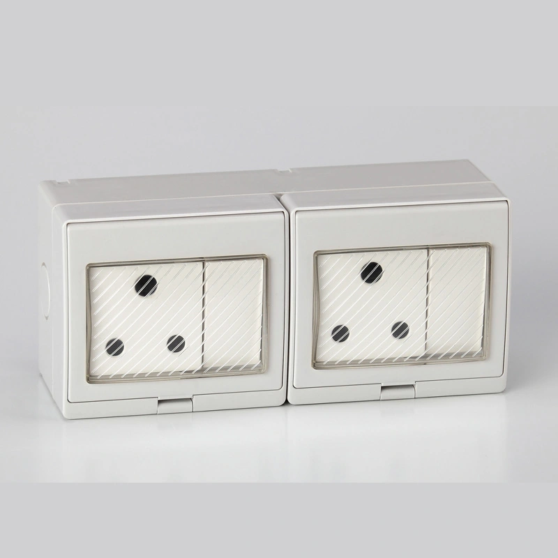 IP55 Series Outdoor Waterproof South African Socket with Switch