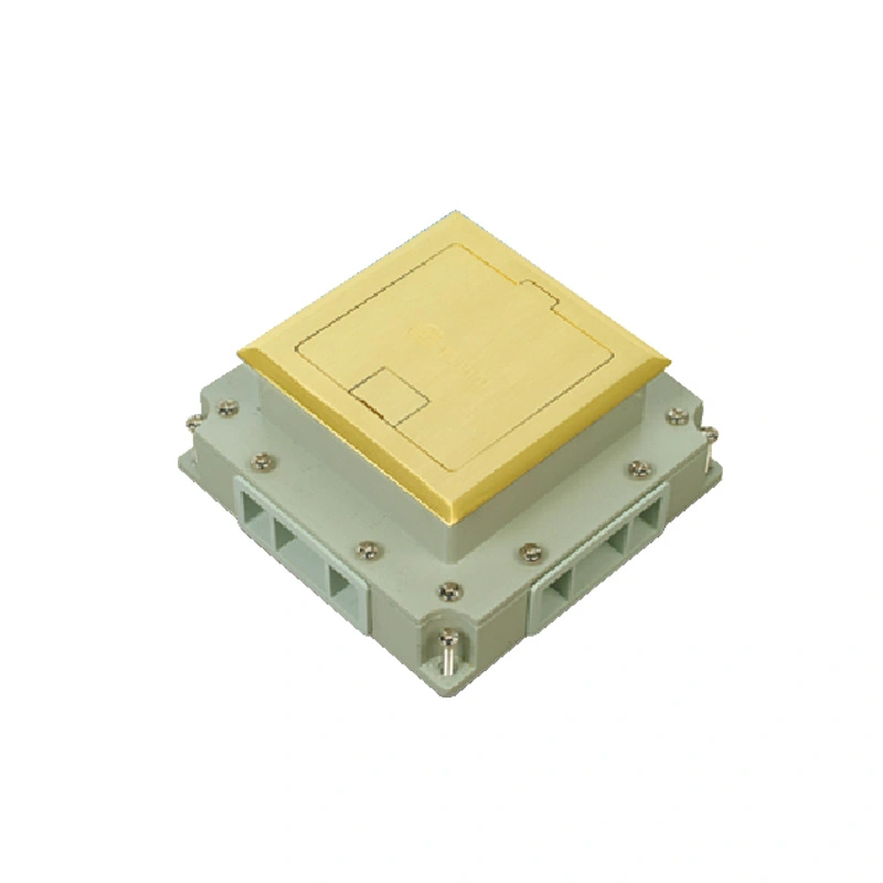 Upward Clamshell Multi-Function Floor Socket 3 Module Capacity