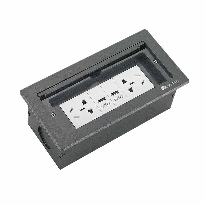 Flip Up Desktop Socket Plug Sockets for Conference Table