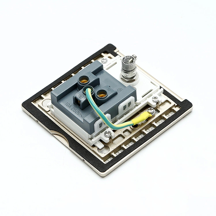 Floor Socket Alu Alloy Material Rose Gold Open Cover Floor Socket