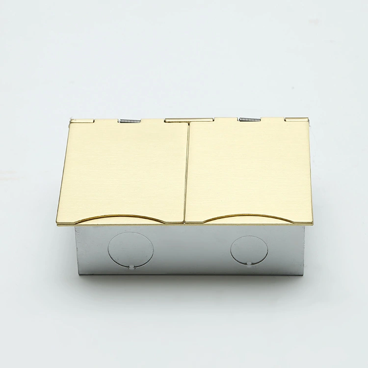 Has the Brass Alloy Floor Socket with Open Cover Design Been Launched, Offering a 4-Module Capacity?
